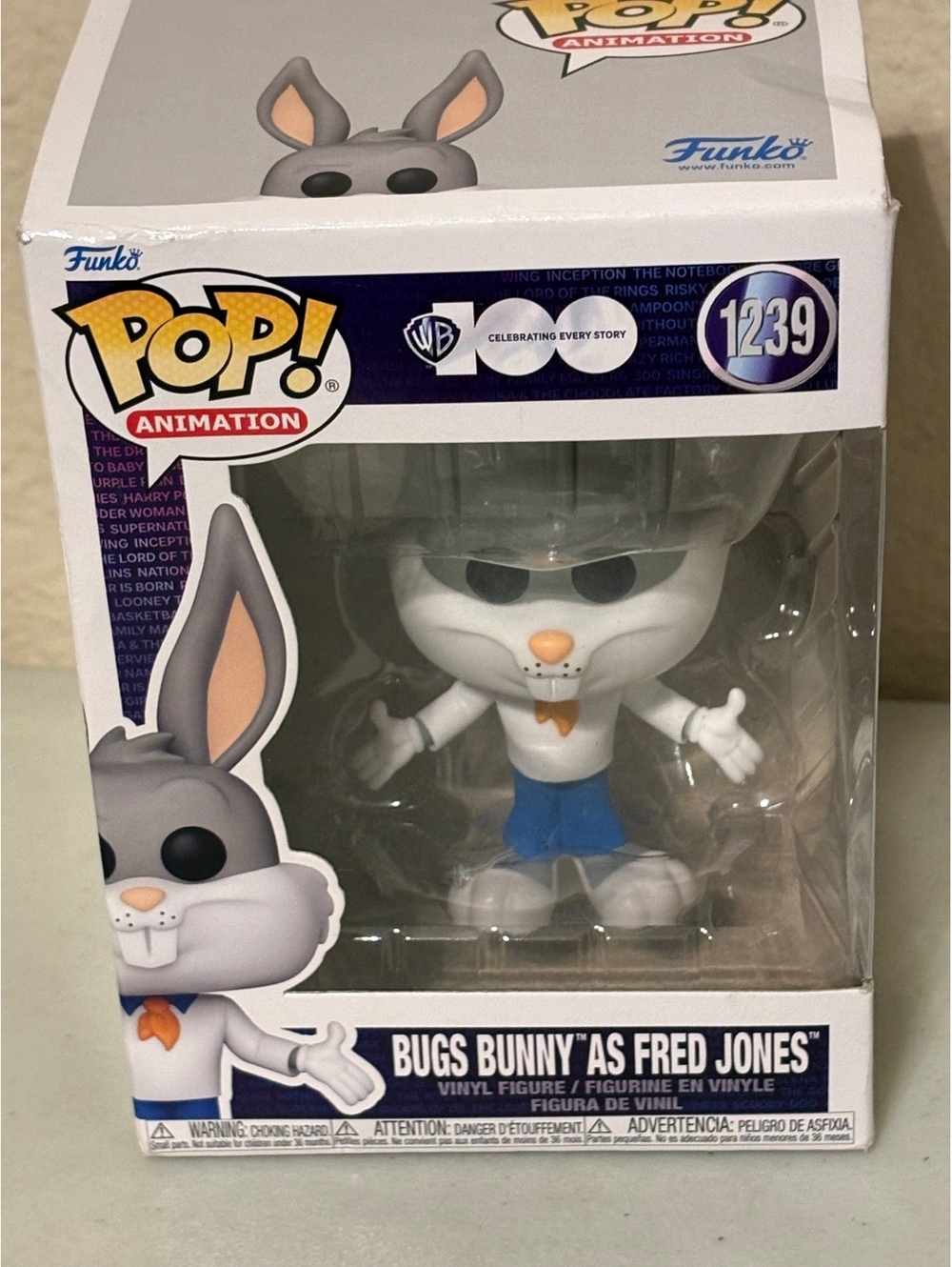 Funko POP! Animation Bugs Bunny as Fred Jones Vinyl Figure #1239